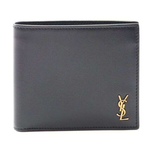 Saint Laurent Leather Cassandra Wallet Black - Picture 1 of 6